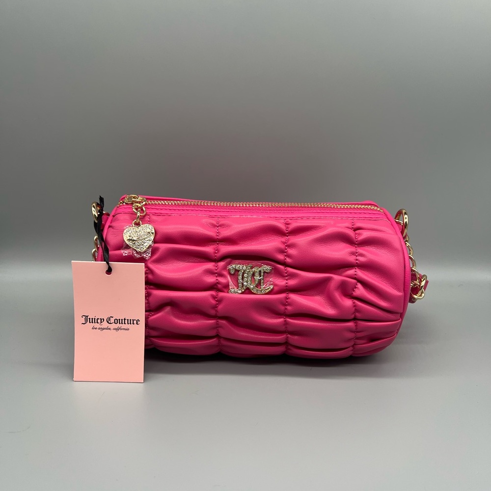 Juicy couture run the world shoulder bag purse